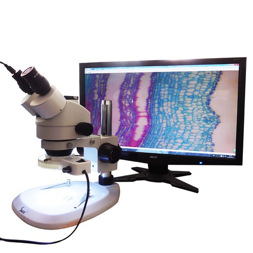 Microscope Camera USB 5MP Digital Eyepiece Ocular w/ 30mm 30.5mm Adapter Rings - 第 6/7 張圖片