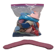 Crochet Clothing Hanger Covers NEW Handmade Lot of 27 Multi Colored    BT1