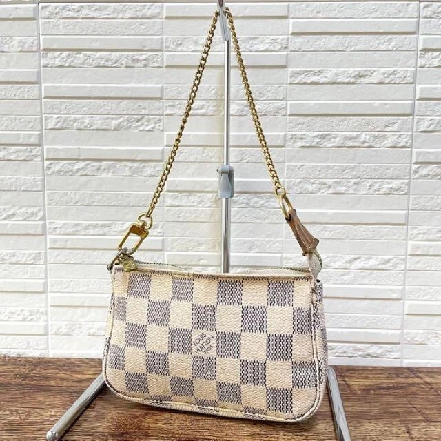 Handbags Louis Vuitton LV Lined Zip Pochette Damier