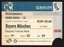 Ticket | 2002/03 | VfL Bochum - Bayern München | Bundesliga