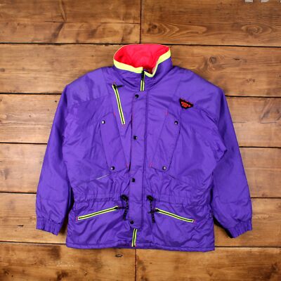 Vintage Mountain Goat By White Stag Outdoor Jacke XL 90er Ski Lila