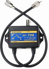 COMET CF-706A Duplexer: HF-6M / 2M-70cm (1.3-57MHz / 75-550MHz) UHF Connectors