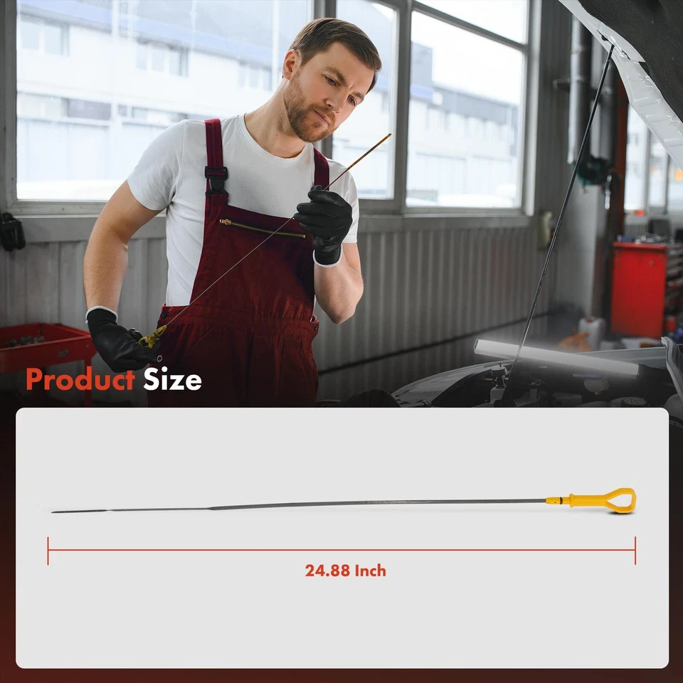 Varilla de medición de nivel de aceite del motor para Suzuki Grand Vitara 2009 2010-2013 L4 2,4 L DOHC Foto 3 de 4