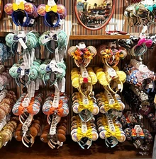 Disney Parks Loungefly Mickey Ears Rapunzel Tangled Pascal Belle Headband 2024