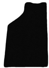 Velour Schwarz Fußmatten, FAHRER Teppich für Citroen ZX H/B, kombi 1991-1998 14x