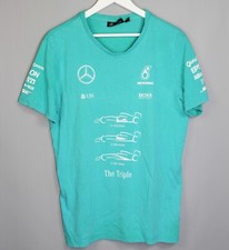 MERCEDES AMG PETRONAS F1 TEAM THE TRIPLE WORLD CHAMPIONSHIP 2016 T SHIRT L