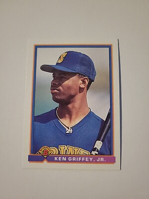 1991 Topps Bowman Baseball #246 Ken Griffey Jr Seattle Mariners E14