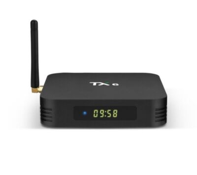 TX6 H6 Quad Core 4G+64GB Android9.0 TV Box Dual 2.4Ghz WIFI HD Media Player