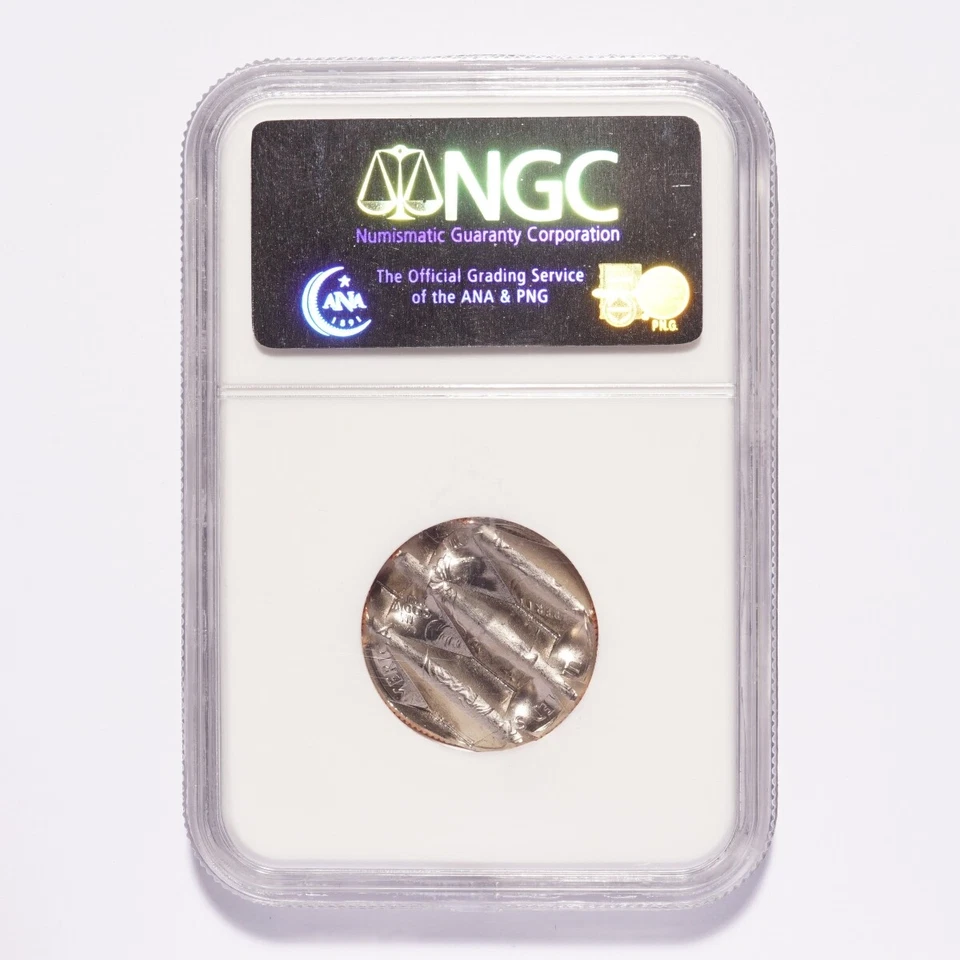 2003-P Missouri Quarter Waffle Cancelled NGC BU - Image 2 of 2