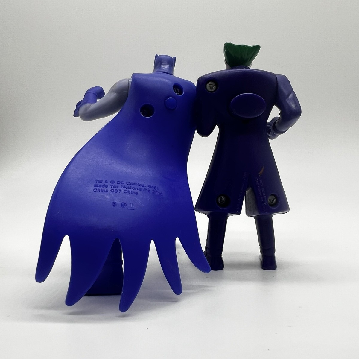 McDonalds Happy Meal Toy Kicking Batman Joker Figure Toy Lot of