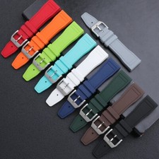 20 21 22 Waterproof FKM Rubber Strap Band Fits IWC Big Pilot Portofino TOP GUN