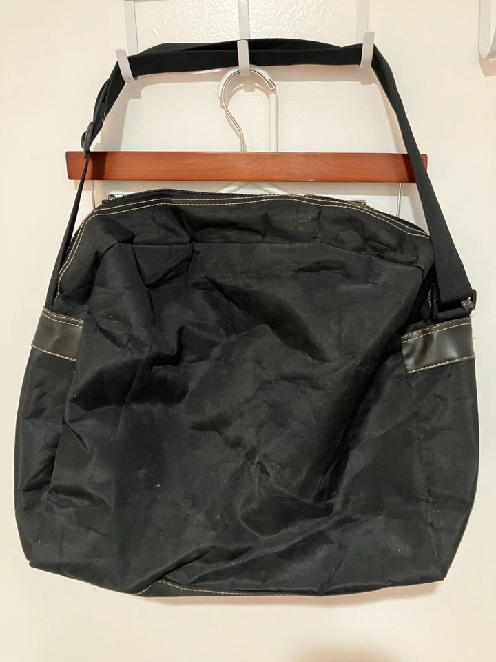 Bolsa carteiro True Religion Fragrances, preta, tamanho único, viagem noturna - Imagem 3 de 3