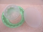 Tupperware Jello Gelatin Ring Mold Green w/cover Ice Dessert 3 Piece Vintage — photo 9