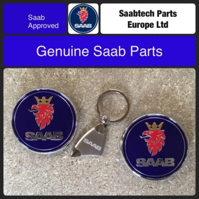 Original Saab 9-3 Wagon 5 DR 2005-2012 Embleme vorne und hinten 12844161/12844160