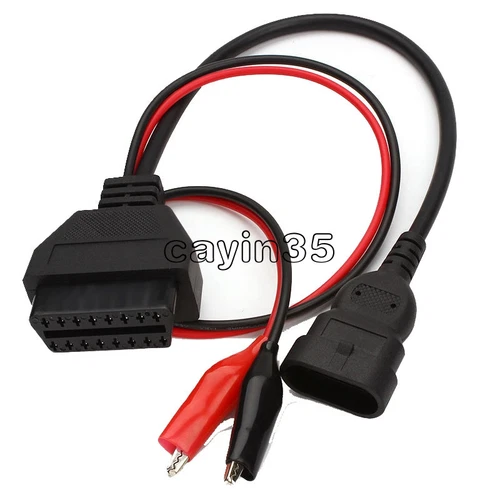3 Pin to 16 Pin OBD2 Adapter Connector Diagnostic Cable for Fiat Alfa Lancia new