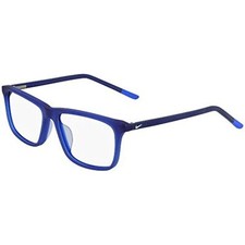 NEW KIDS NIKE 5541 402 Matte Deep Royal Blue Eyeglasses 48mm with NIKE Case