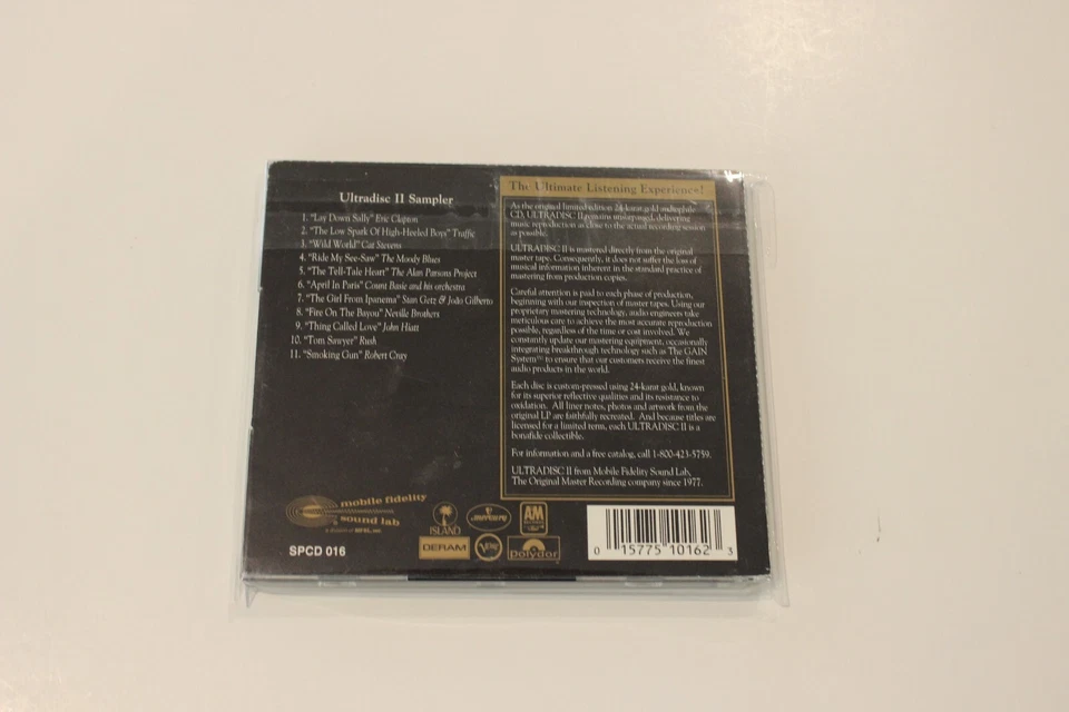 MFSL ULTRADISC II SAMPLER - MFSL CD SPCD016 with J CARD - RARE OOP - Image 2 of 4