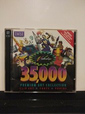 IMSI Masterclips 35000 Premium Image Collection 1995 Clip Art Fonts Photos VG