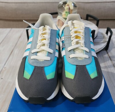 Size 9.5 - adidas Retropy E5 Gray Bliss Blue 2022