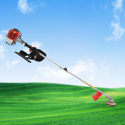 26cc Gas Powered Grass String Trimmer Weed Wacker Cutter Lawn Mower Edger 650W