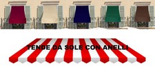 TENDA DA SOLE CON ANELLI - TINTA UNITA - 100% POLIESTERE - IMPERMEABILE