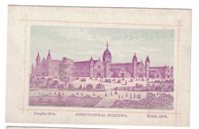 1876 Centennial Exhibition Card -- Agricultur...