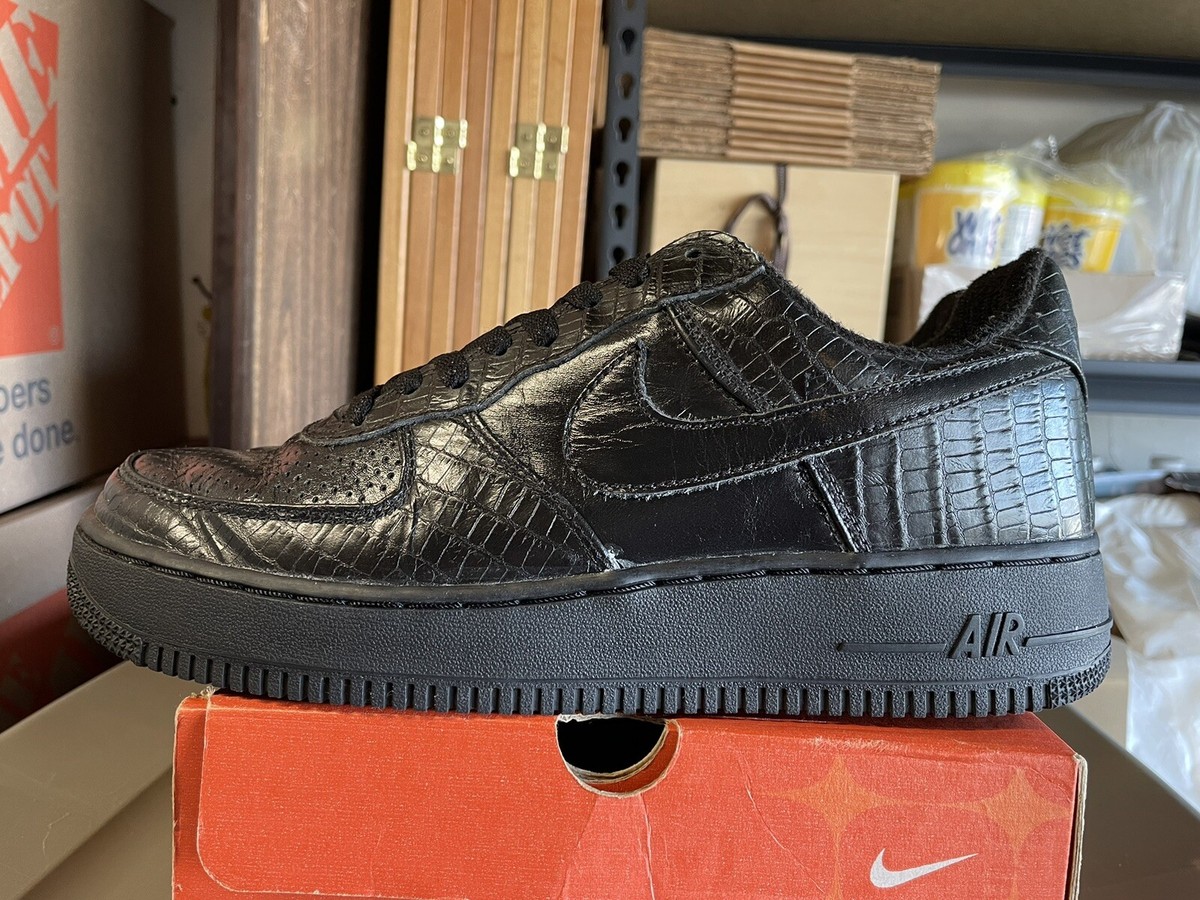 af1 black croc
