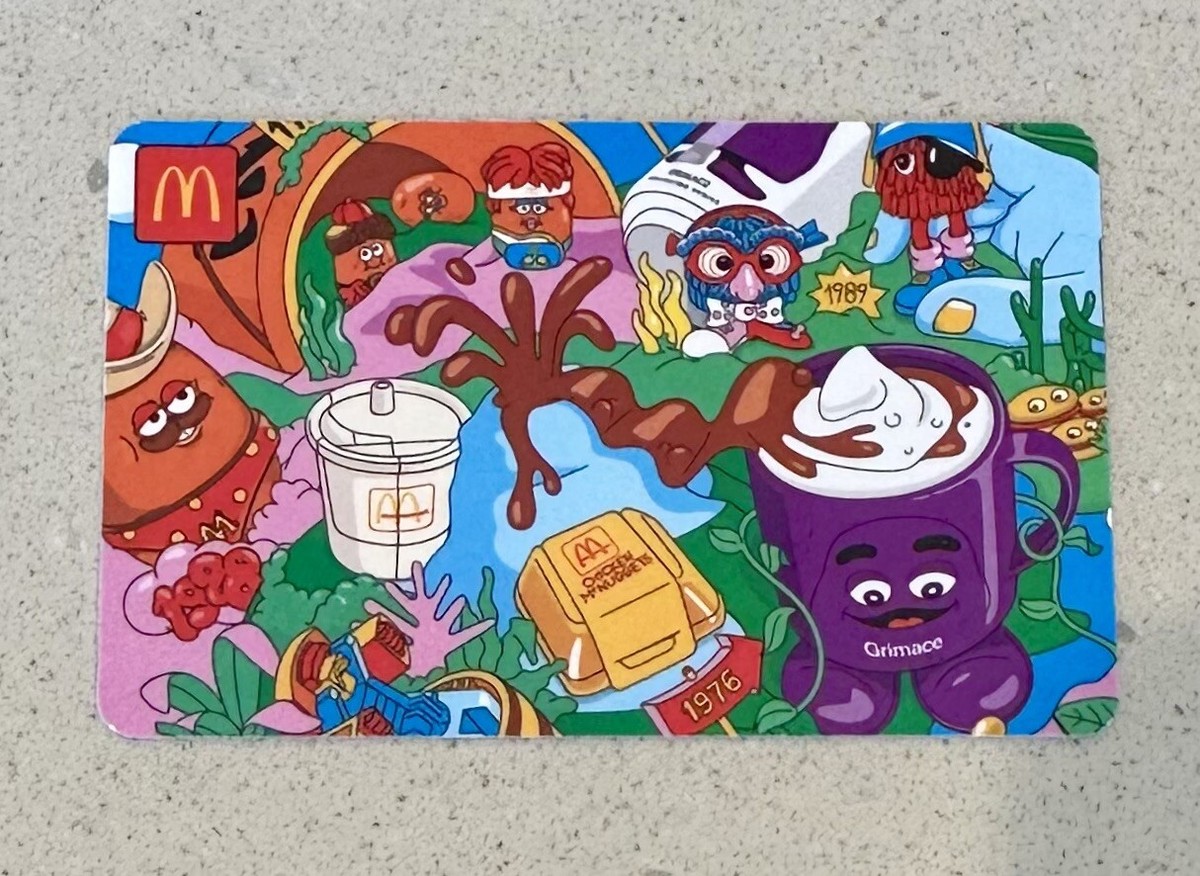 McDonald's Classic Vintage Style Grimace Hamburglar, Etc