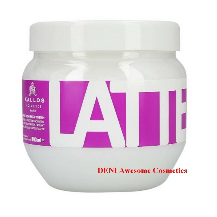 KALLOS LATTE HAIR MASK - MASK WITH MILK PROTEIN EXTRACT 800 ml