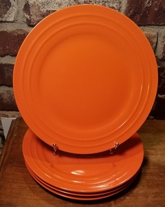 Rachael Ray DOUBLE RIDGE TANGERINE ORANGE Dinner plate set(s) of 4 ... Rachael Ray DOUBLE RIDGE TANGERINE ORANGE Dinner plate set(s) of 4 ...