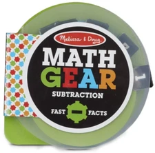 Melissa & Doug Math Gear - Subtraction Fast - Facts Sealed NEW 31305