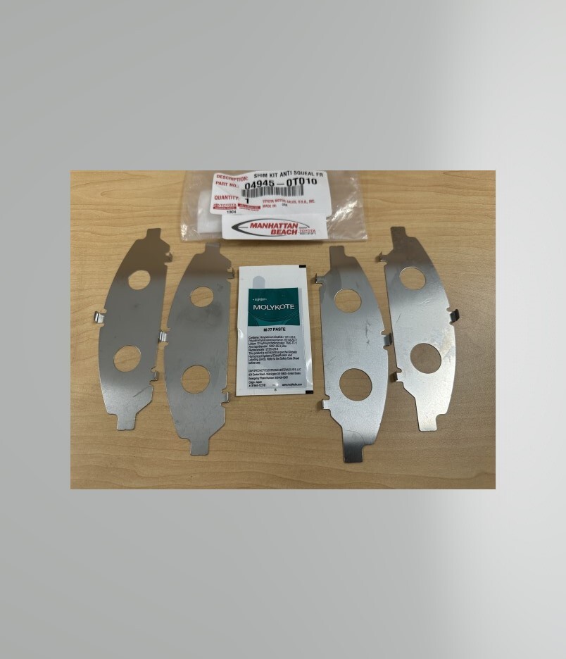 2009-2016 Venza Genuine Toyota Front Disc Brake Shim Kit 04945