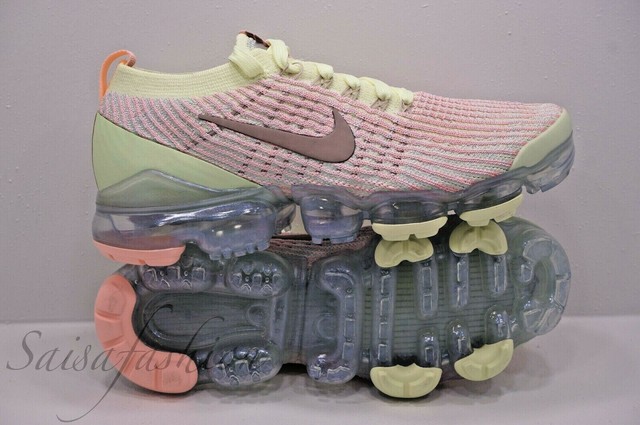 nike air vapormax flyknit 3 barely volt pink tint