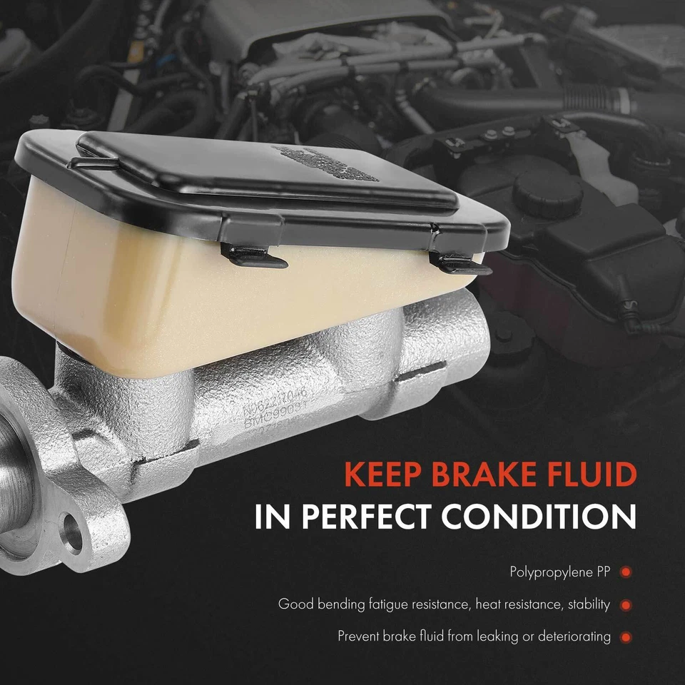 Cilindro maestro de freno con depósito para Chevrolet Malibu 1978-1980 GMC Buick Olds Foto 3 de 4