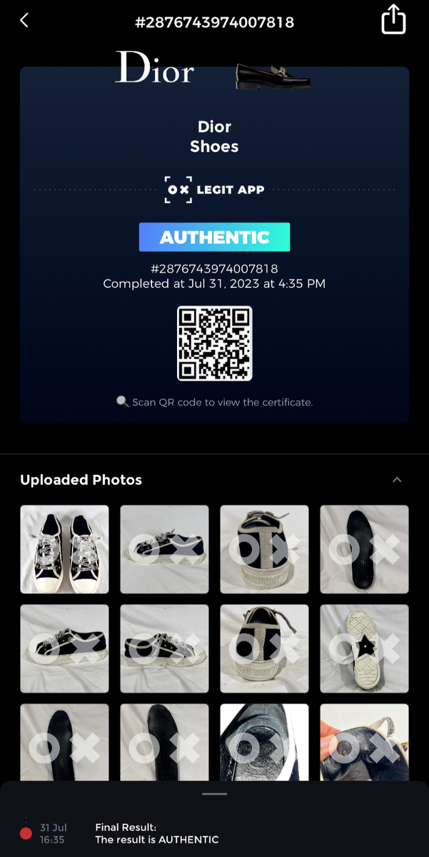 CHRISTIAN DIOR Navy Blue Walk'N'Dio Logo Trainers Made in
