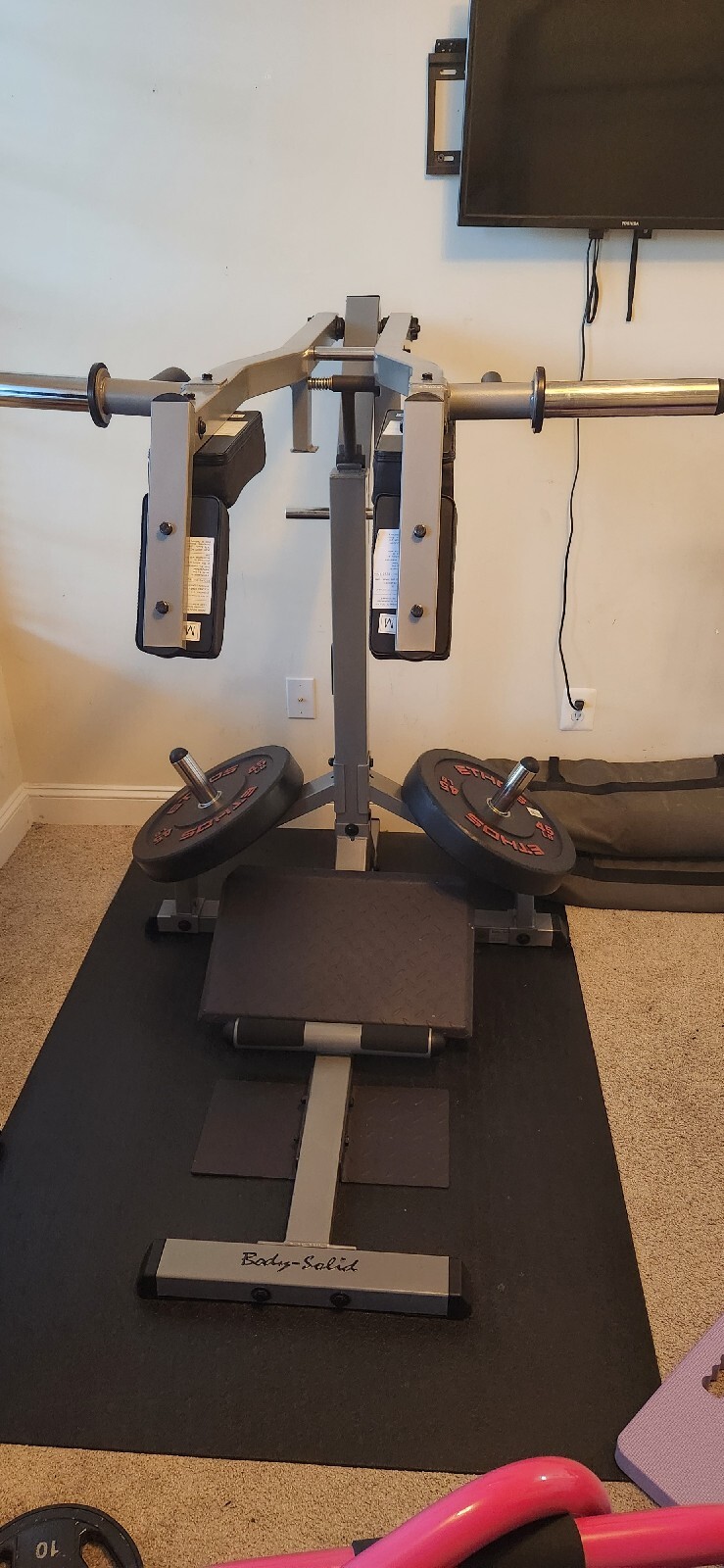 workout machine Body Solid Leverage Calf Raises and Squad Machine&nbsp;