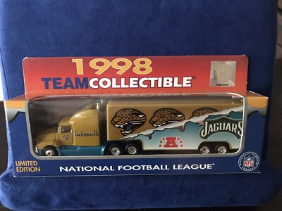 1998 Jacksonville Jaguars NFL Diecast Team Tractor Trailer Semi Truck