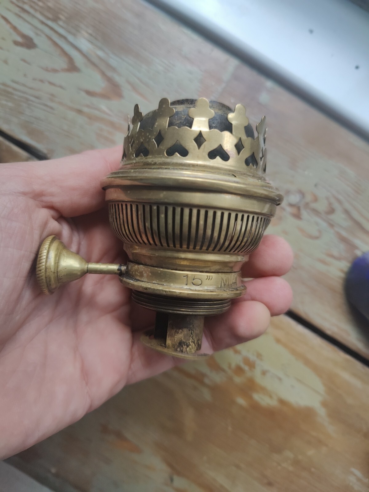 Matador Brenner Oil Lamp Burner With 1½" Male Fitter Good Action No