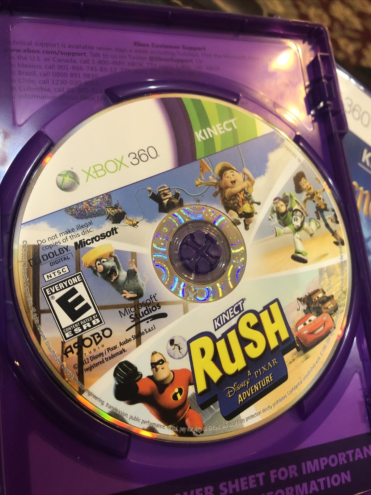 Kinect Rush Uma Aventura Disney Pixar - Jogo Usado Xbox 360