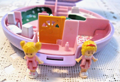 Polly Pocket Polly s Studio Flat Apartment Complete With Figures~