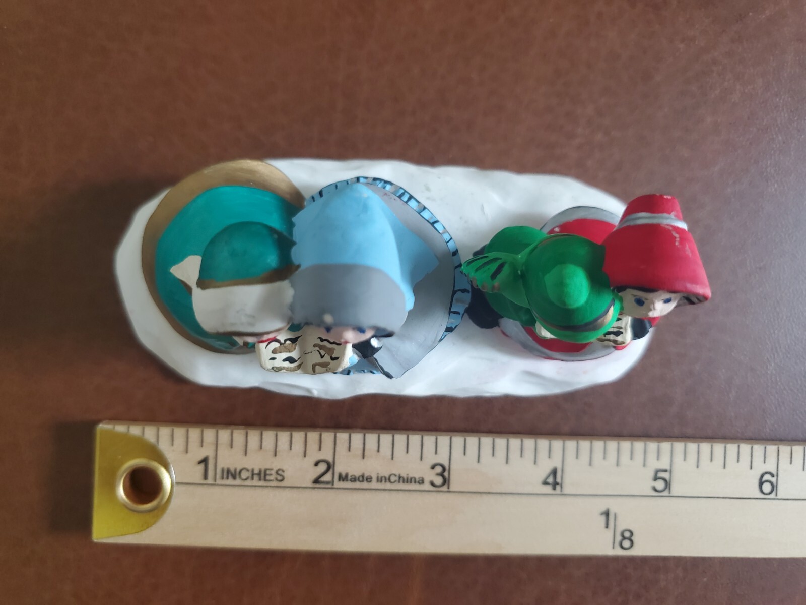 Byron Molds 1979 Christmas Ceramic Figurines Villagers Carolers Snowman -READ-