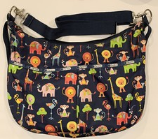 LeSportsac Diaper Bag. Jesse Animals. Includes Pad Mat And Little Tote Bag