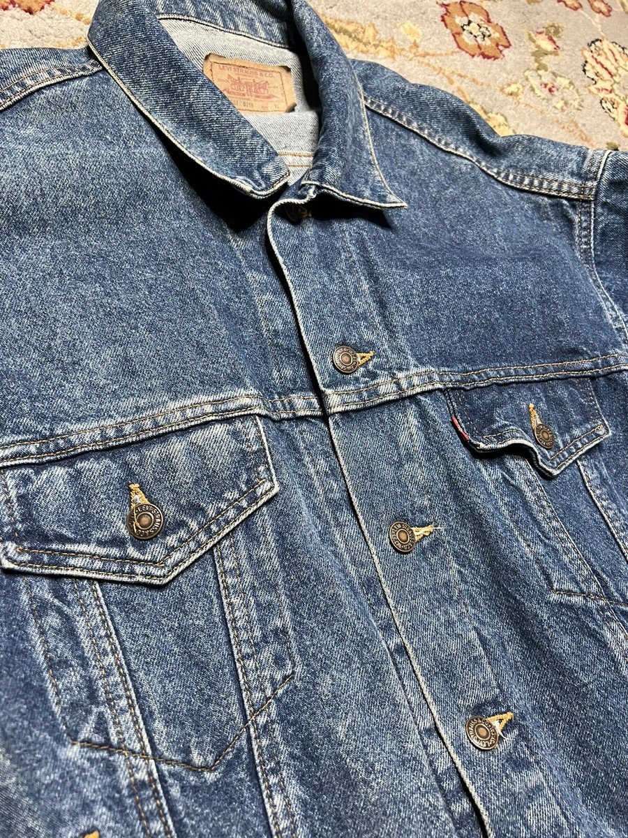 Vintage Levi's Denim Jacket 1980s Men's XL 70507 0219 Vtg