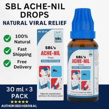 SBL Ache-Nil Homeopathic Drops 30 ml × 3 | Relieves Viral Fever & Fatigue
