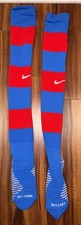 New NIKE BARCELONA Red And Blue Football Soccer Knee High Socks Blue Adult M