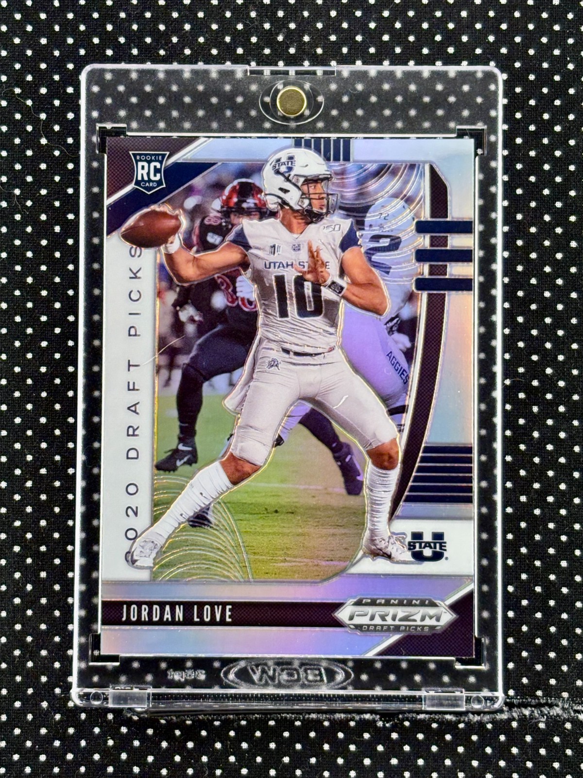 2020 Prizm Draft Picks Jordan Love Rookie Silver Holo Prizm RC #148 Packers