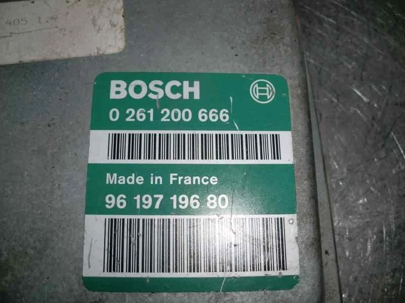 0261200666 CENTRALINA MOTORE / 9619719680 / 390944 PER PEUGEOT 405 BERLINA 1.9 D - Immagine 3 di 4