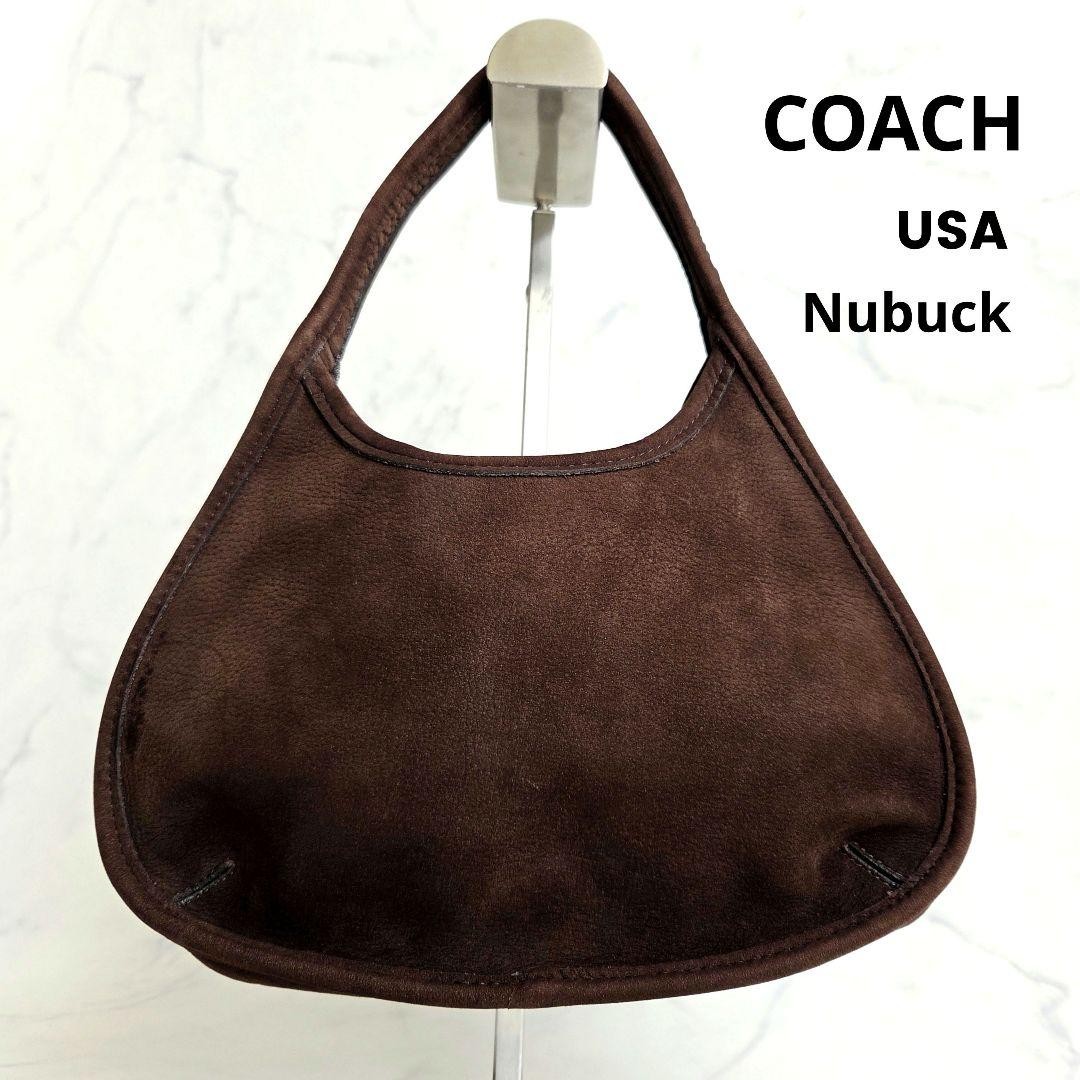 日本売れ済 Old Coach Leather Half Moon Hobo bag 【公式通販】