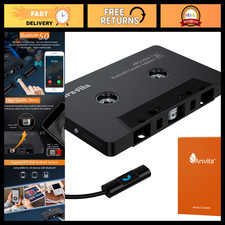 Bluetooth Cassette Adapter for Car Audio, Tape Player Receiver, Aux Input 5.0