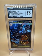 2025 Pokémon Mega Charizard X Ex Phantasmal Flames 125/094 CGC GEM MINT 10 on eBay